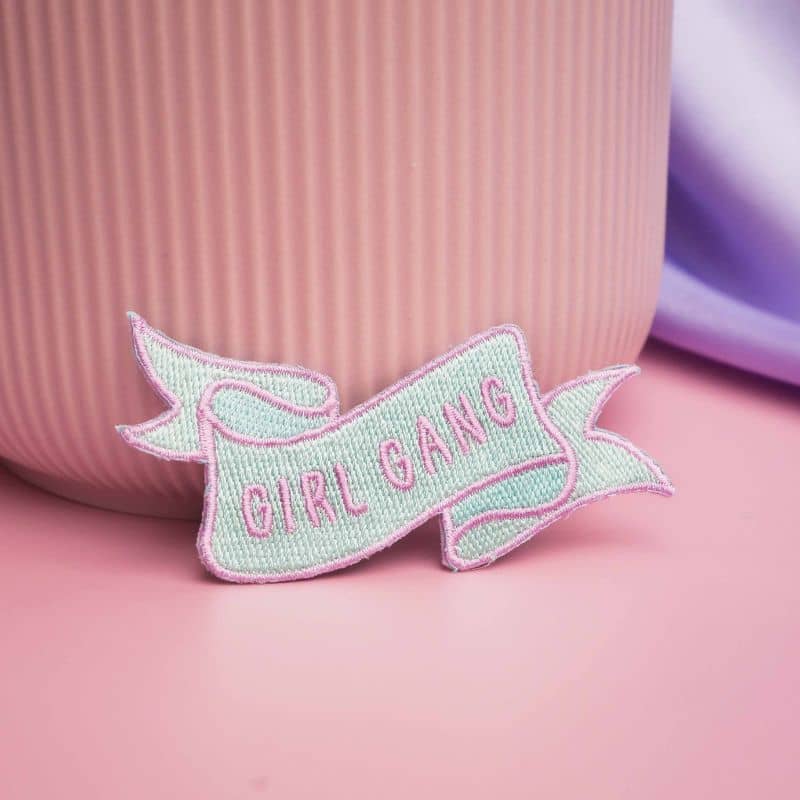 Patch thermocollant pour customiser accessoires chien - Girl gang de Malicieuse