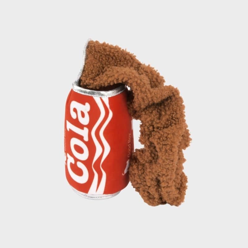 jouet pour chien Good boy Cola en forme de canette de soda P.L.A.Y.