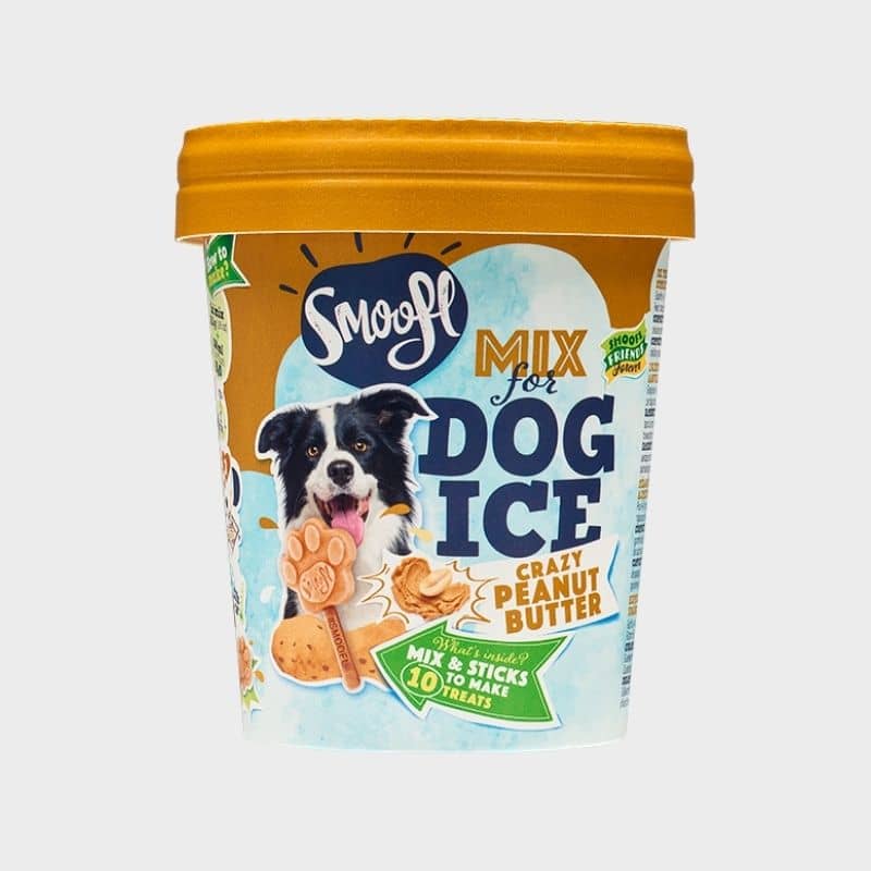 préparation au peanut butter 🥜 Smoofl vous permettra de réaliser des glaces pour votre chien