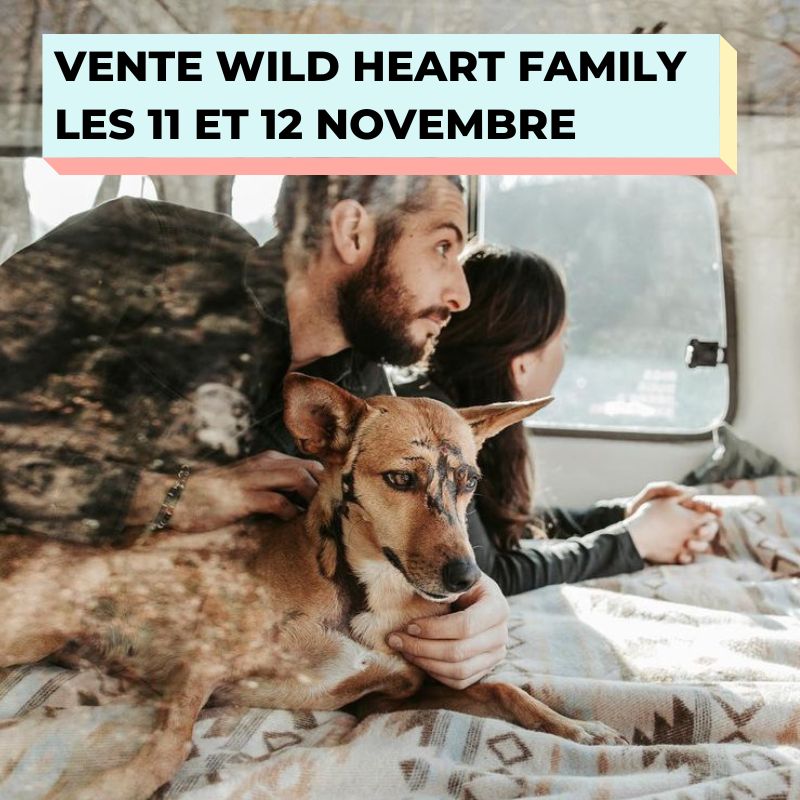 vente Wild heart chez the wouf : bandanas pour chien fait main 