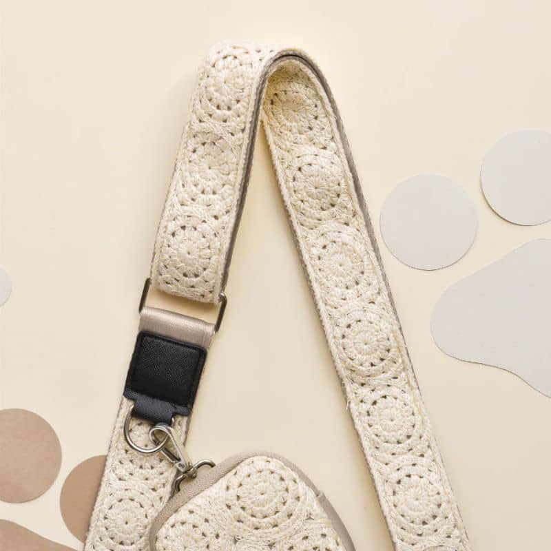 Anse pour sac viral dog walking bag de cocopup london - festival crochet