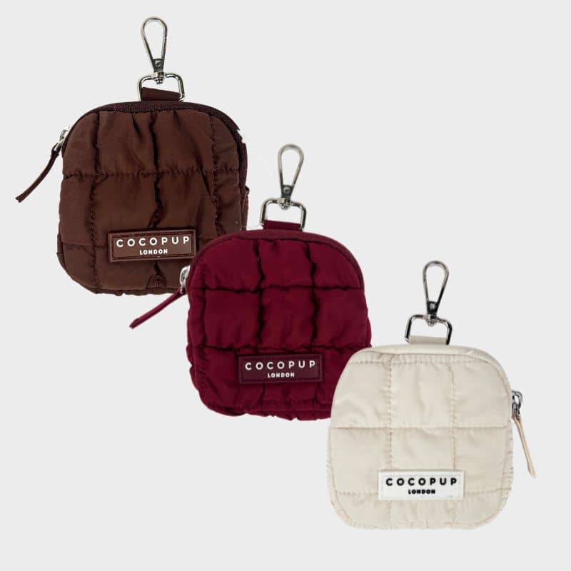 Mini pochette à friandises design et tendance en tissu matelassé