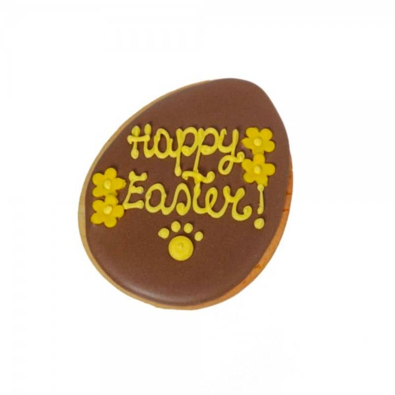 biscuit pour chien en forme d'oeuf de Pâques sans chocolat par Dolci Impronte