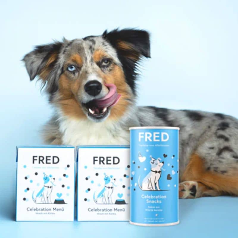friandises de fête et d'anniversaire biscuits au gibier pour chien Fred & Felia