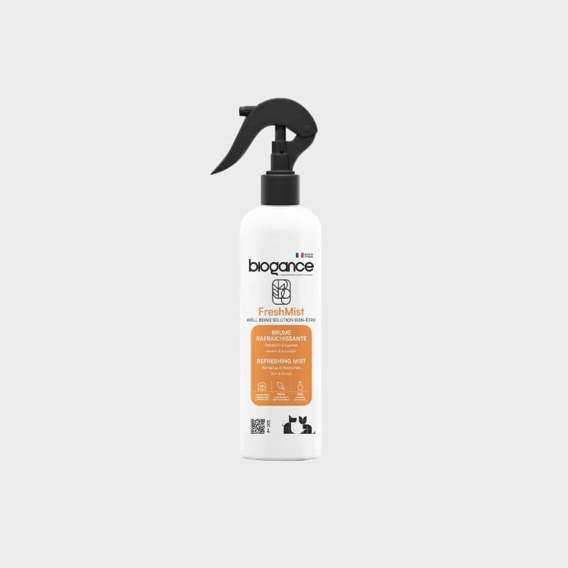 Brume rafraichaissante pour chien à base de menthol "Fresh Mist" par Biogance