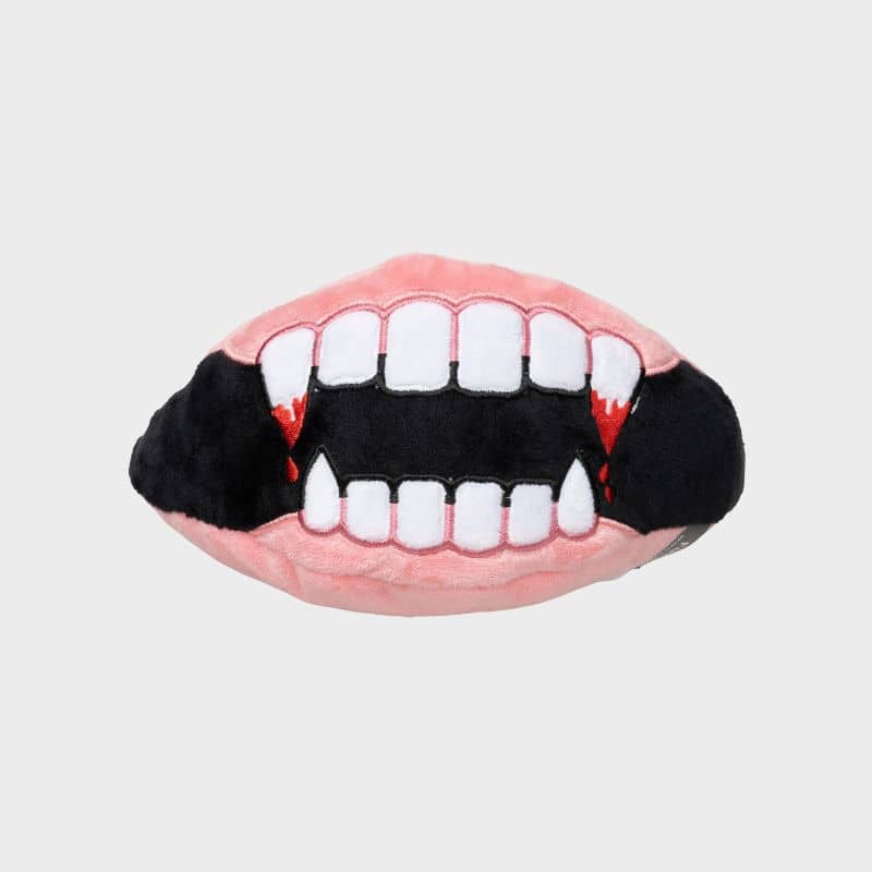 Jouet halloweeb pour chien Fuzzyard en forme de crocs de vampire " Dracs Denture"