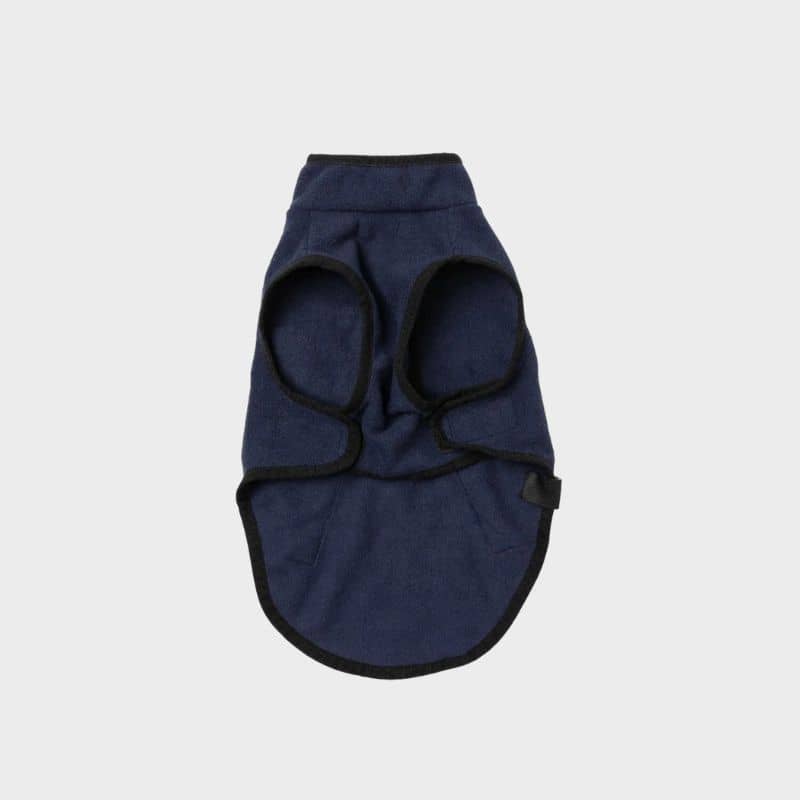 Veste pour chien en matière polaire toute douce en bleu