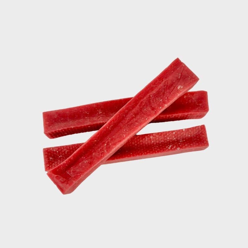 fromage de yak à macher pour chien - mastication à la fraise