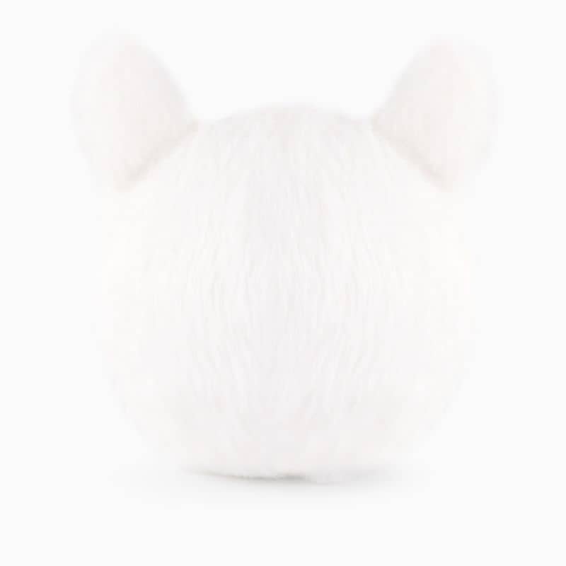 balle pour chien en peluche et picots en forme d'alpaga Hugsmart zoo ball