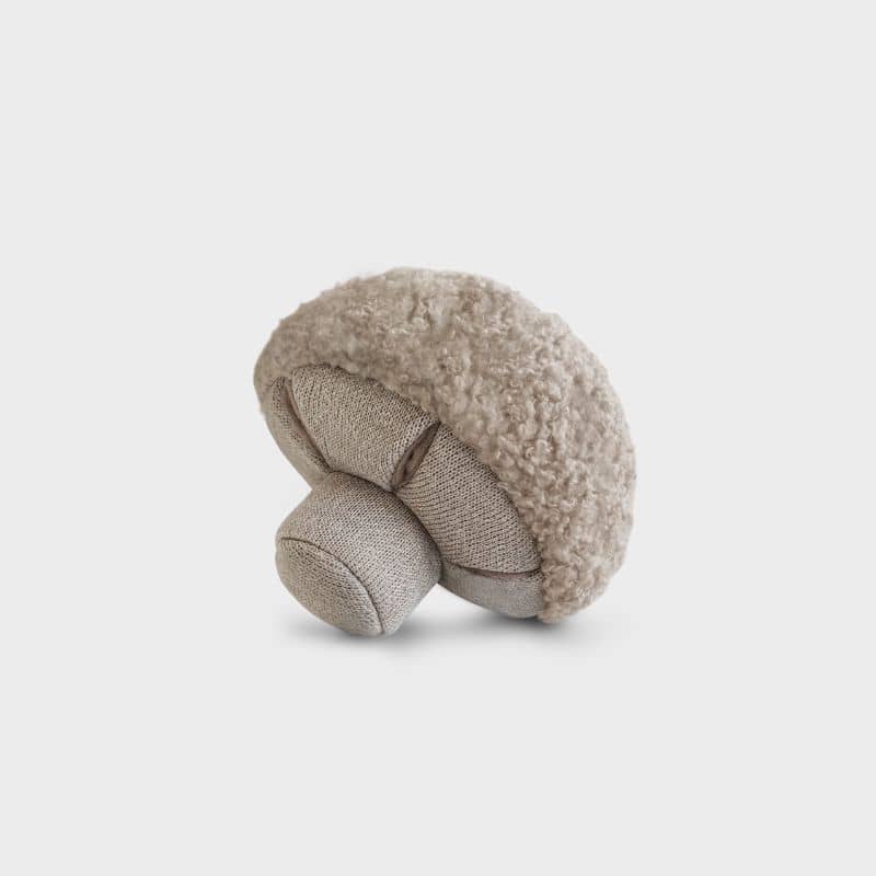 jouet d'occupation et de fouille pour chien en forme de champignon Guu mushroom nosework Lambwolf Collective - small taupe