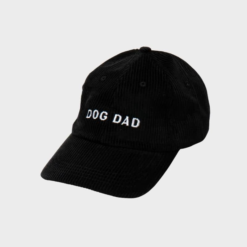 Casquette en velours côtelé dog dad de Lucy and co