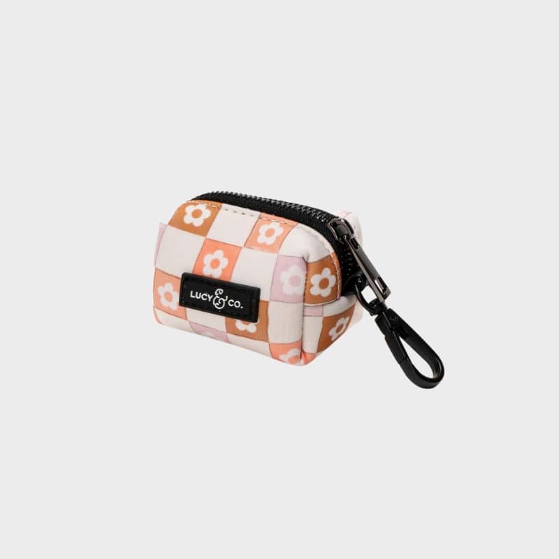 Distributeur de sacs à déjection de Lucy and Co pour les sacs à crotte de chien motif the daisy delight