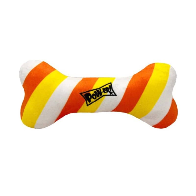 jouet résistant pour chien avec doubles coutures en forme d'os Tricks for Treats Halloween Lulubelles
