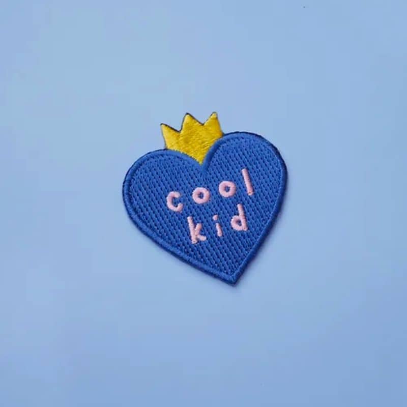 Patch thermocollant broderie customisation chien de Malicieuse - Cool kid