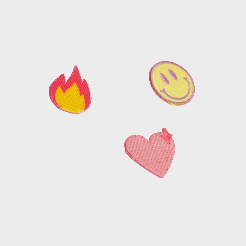 Patch thermocollant pour chien - trio emoji de Malicieuse