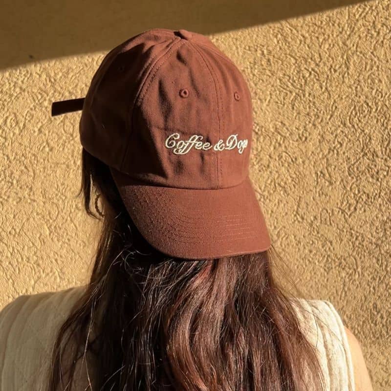 casquette de la marque Pablo & Co - dogs and coffee en marron
