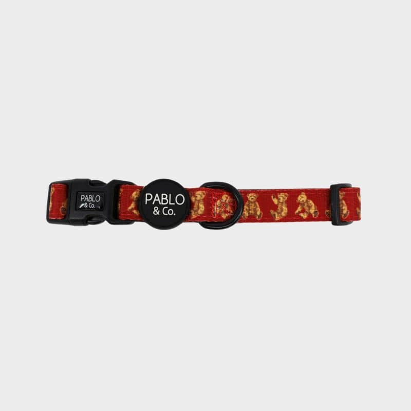 Collier Pablo & Co henry bear ourson rouge