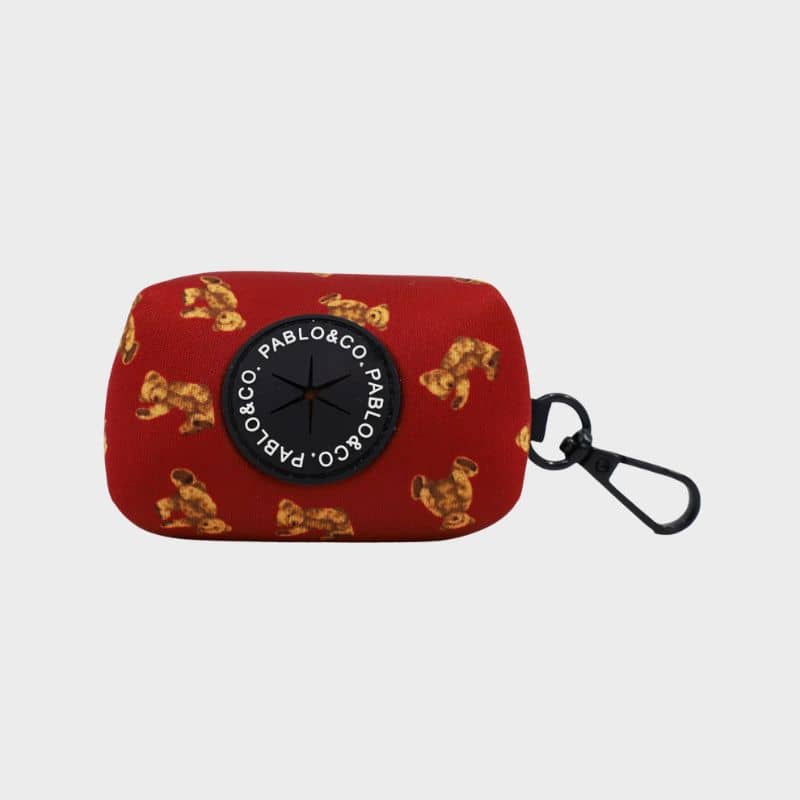 Distributeur de sac à déjection de la marque Pablo & Co motif henry bear ourson