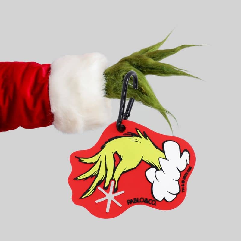 doo doo holder en forme de main du grinch pour noel de Pablo & Co