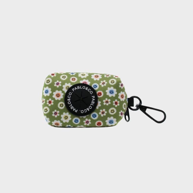 Distributeur de sacs à déjection smiley flowers Pablo & Co