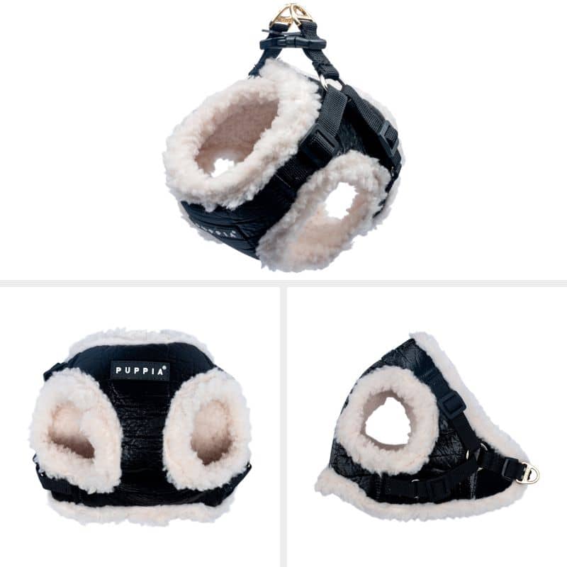 Détail du harnais veste pour chien de Puppia modèle Winter stride