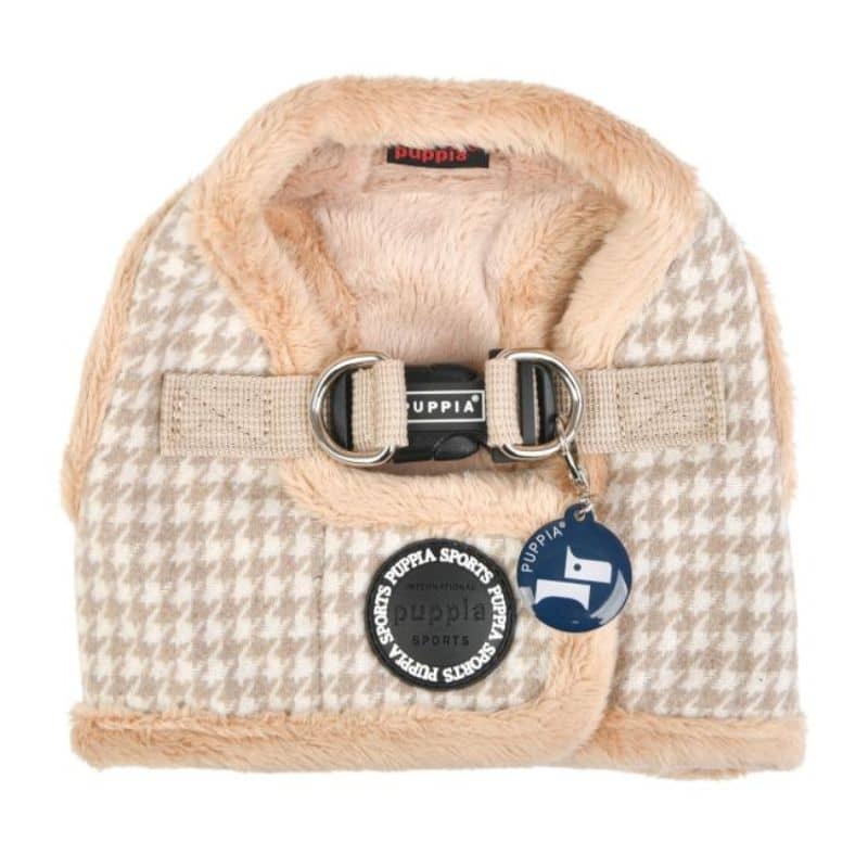 Harnais veste pour chien facile à enfiler pour l'hiver avec fourrure de Puppia