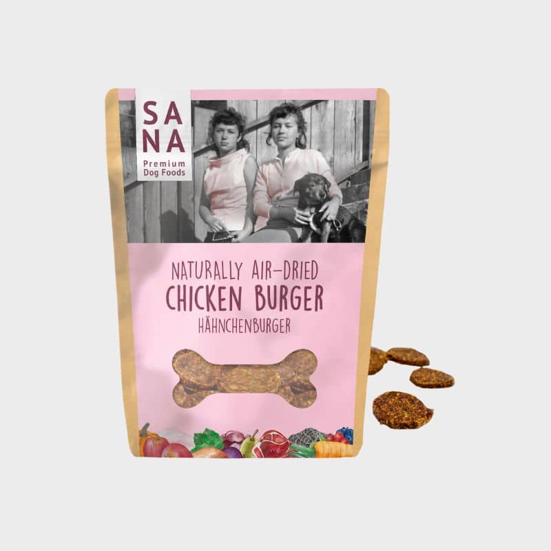 friandises naturelles pour chien filet de poulet Sanadog, nouvelle marque Fresco