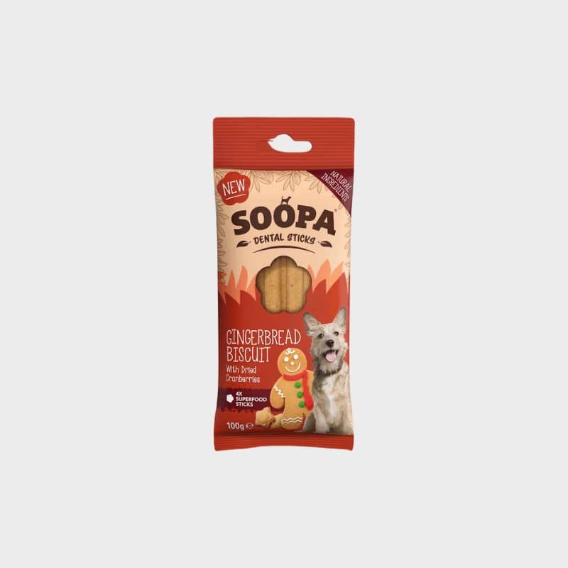 Dental stick Soap au pain d'épice pour la santé bucco-dentaire des chiens peu calorique
