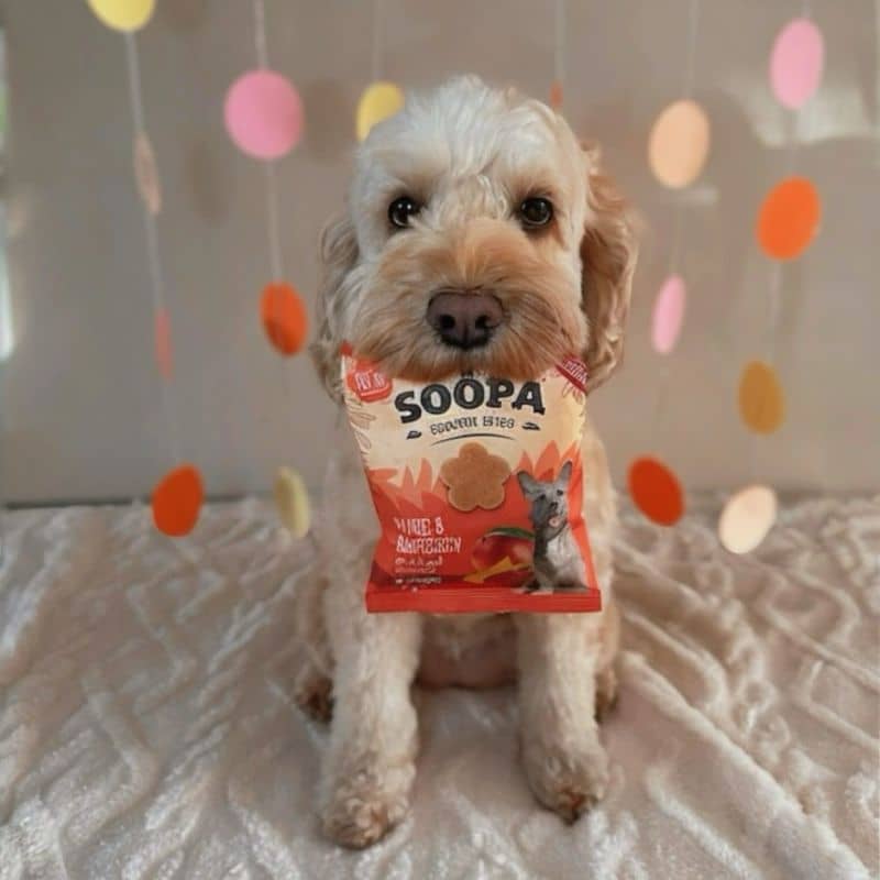 friandise sain naturelle healthy bites soopa pour chien mangue et framboise