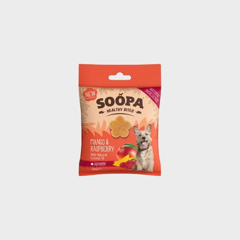 friandise healthy bites soopa pour chien mangue et framboise