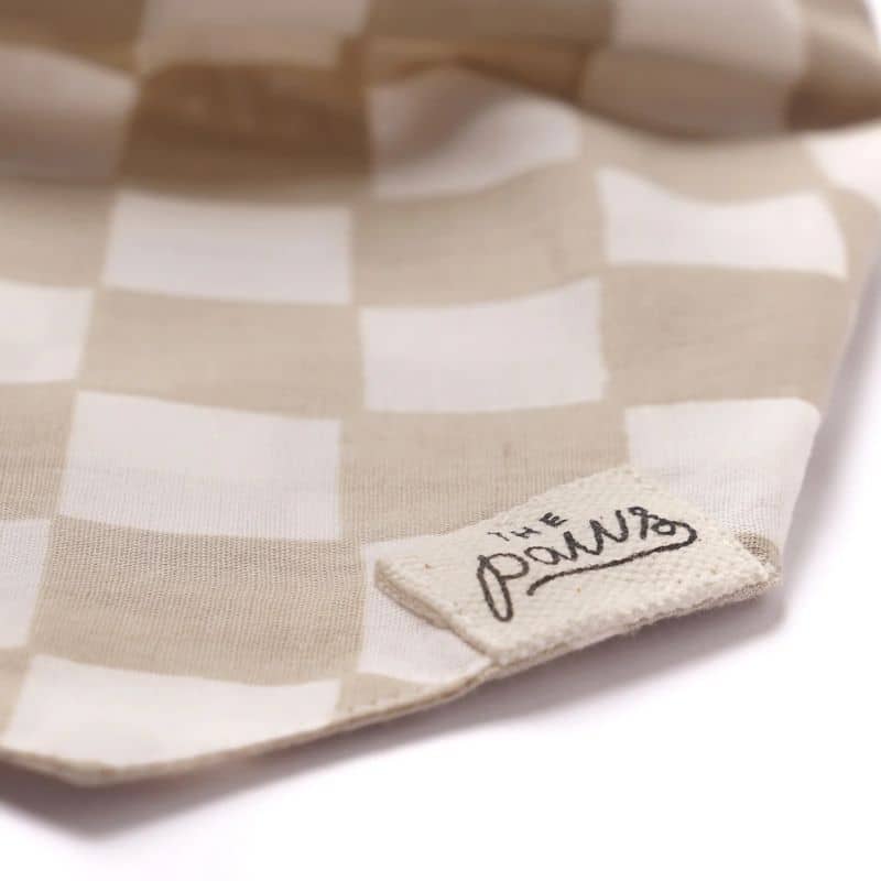 Bandana pour chien fait à la main en coton