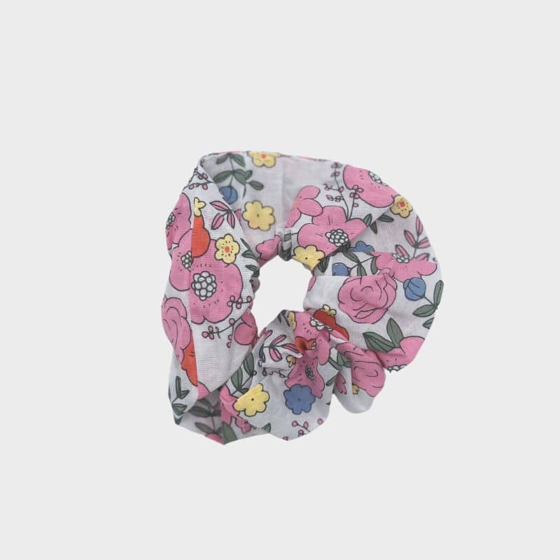 Accessoire pour cheveux, chouchou oversize motif blossom liberty fleurs