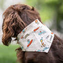 Bandana Pour Chien Jungle Chic - Tour De Cou 24-28 Cm, Avec Attache Laisse Intégrée - Nylon Doux Et Résistant - Facile à Nettoyer - 4