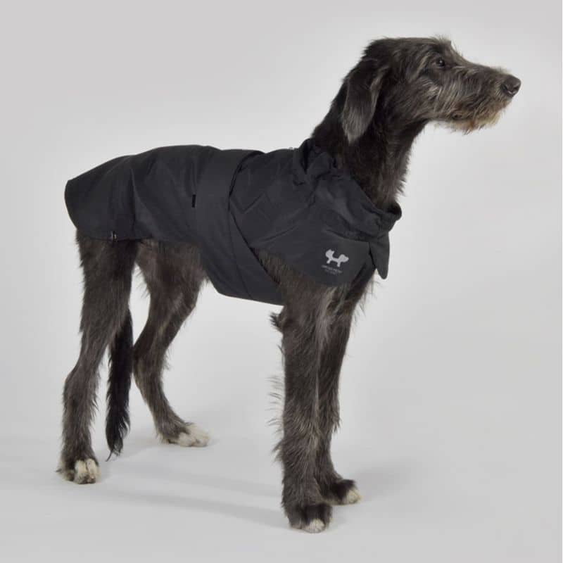 imperméable coupe-vent noir pour chien   Easy Rain marque United Pets