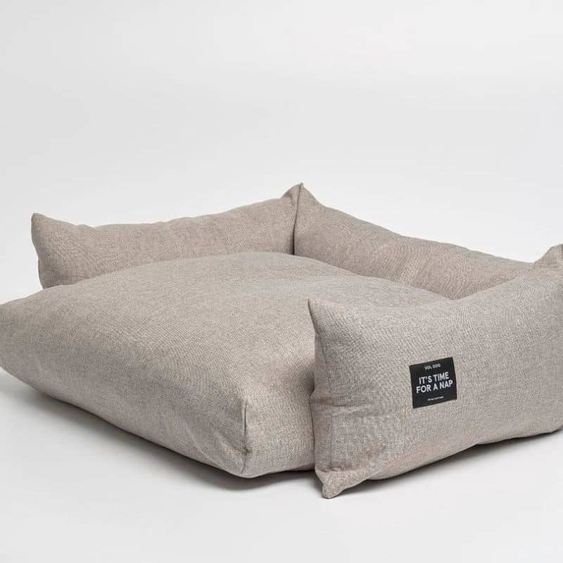 Panier pour chien design et confortable en tissu résistant water repellent de Voldog