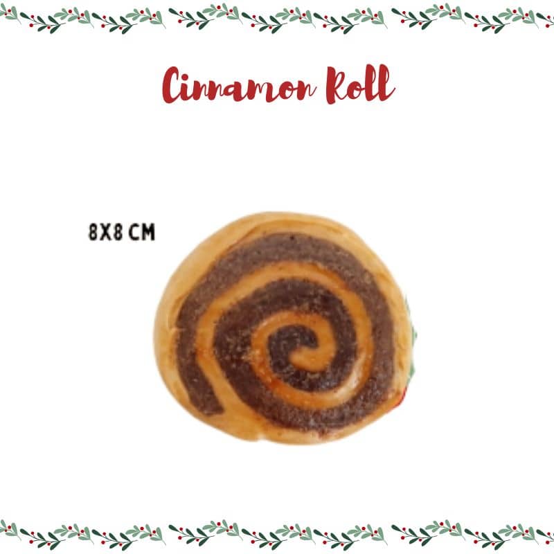 biscuit pour chien aux ingrédients naturels et design Noel Waniyanpi en forme de cinnamon roll