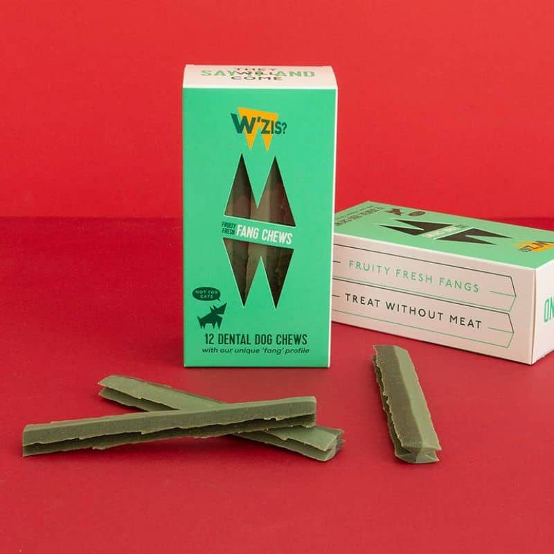 Stick dentaire pour chien vegan haleine fraiche the fang