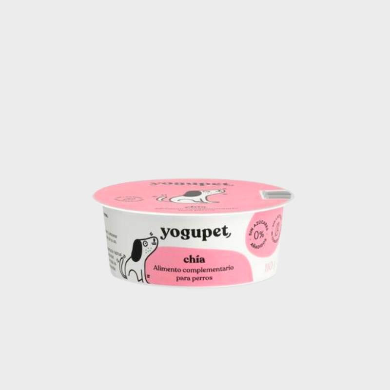 YAOURT SANS LACTOSE POUR CHIEN OU CHAT YOGUPET GRAINES DE CHIA THE WOUF