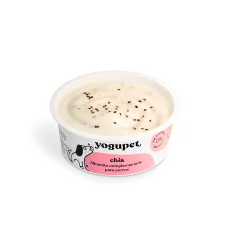 Yogupet chia est un yaourt pasteurisé sans lactose pour chien et chat