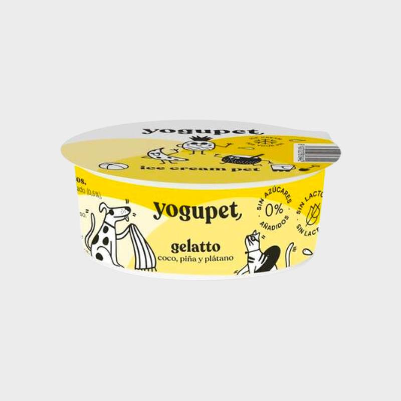 glace au yaourt pour chien ou chat Red ice Yogupet coco, ananas et banane