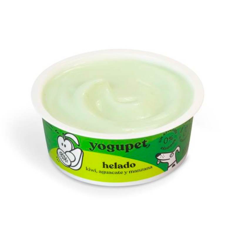 glace au yaourt pour chien ou chat Green ice Yogupet pomme, poire et kiwi