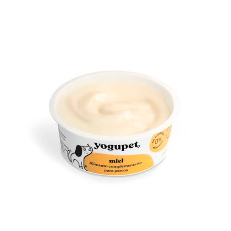 Yogupet miel est un yaourt pasteurisé sans lactose pour chien et chat