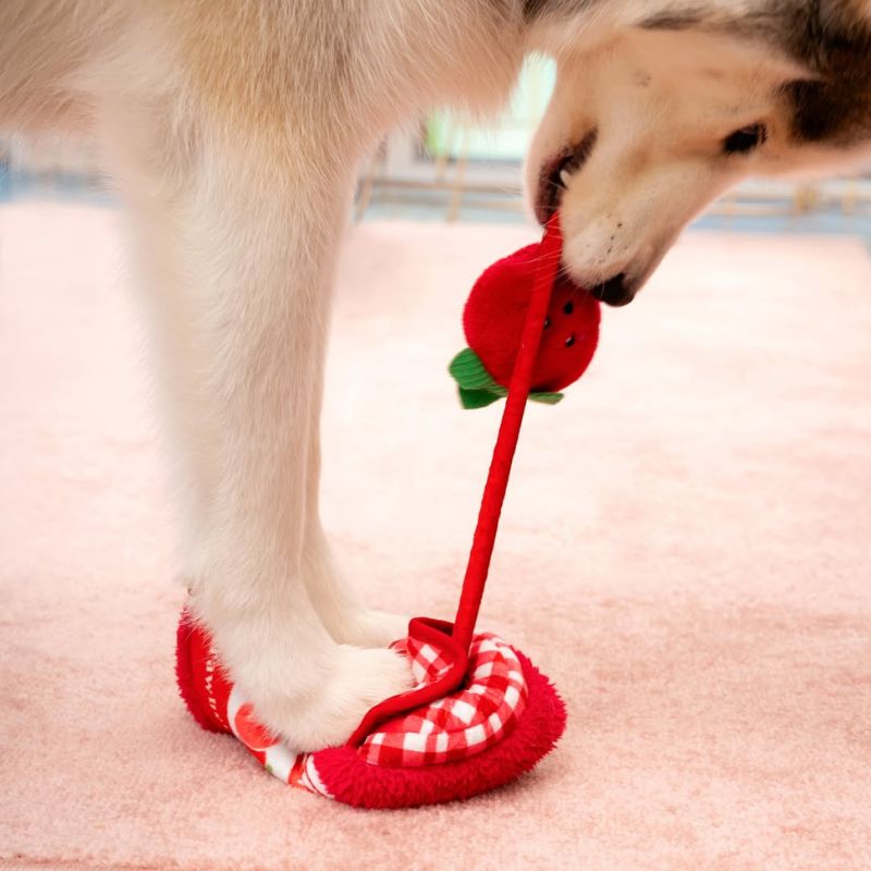 Jouet burrow de fouille pour chien avec des jouets à tirer à l'intérieur pour jouer et l'occuper, idéal pour les absences
