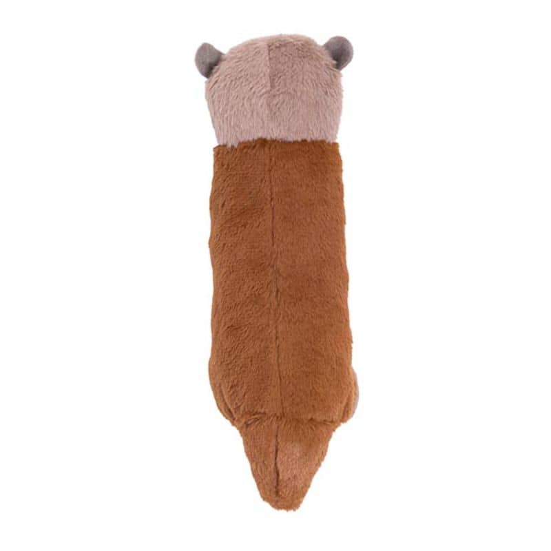 jouet silencieux pour chien peluche sans pouic en forme de loutre snooziez shhhqueaker otter Zippypaws