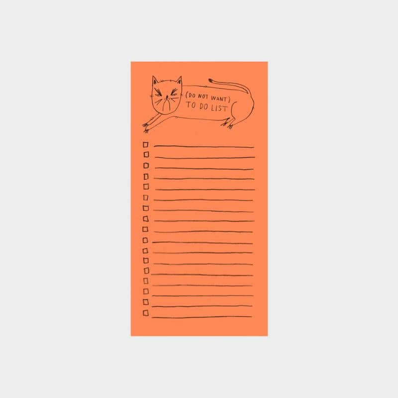 BLOC NOTE GRUMPY CAT BADGER & BURKE - (DO NOT WANT) TO DO LIST 🗒️✓ – THE  WOUF
