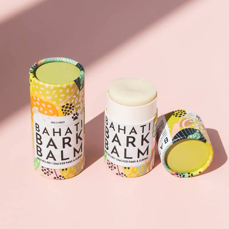 stick naturel hydratant et nourrissant pour la truffe et les coussinets pour chien BARK BALM de Bahati