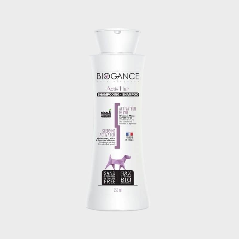 shampoing activateur de mue pour chien Activ Hair Biogance