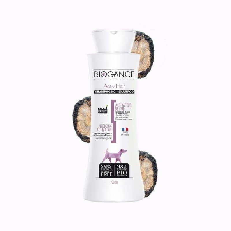 shampoing activateur de mue pour chien Activ Hair Biogance