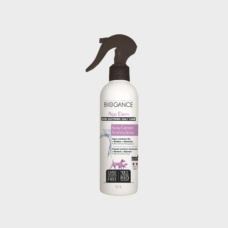 spray Algo Derm Biogance pour traiter les peaux irritées chez le chien  