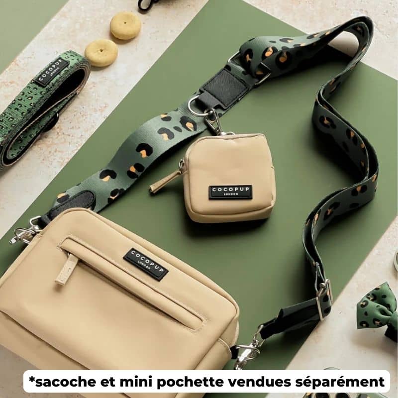 Sacoche - Bag strap léopard kaki